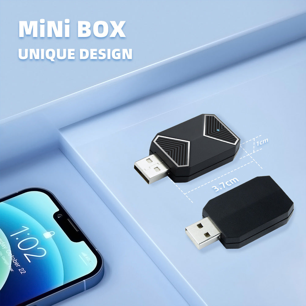 Car Interconnect Box Converter Car-Mounted carplay Apple iPhone Wired to Wireless carplay