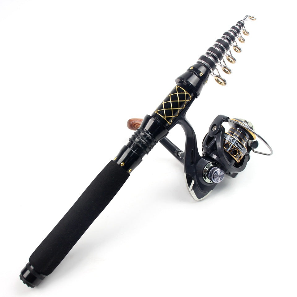 Wholesale2.1Mi Hard Fishing Rod Ultra-Lightweight High-Strength Carbon Fiber Sea Fishing Boat Fishing Universal Rod European and American Fishing Gear