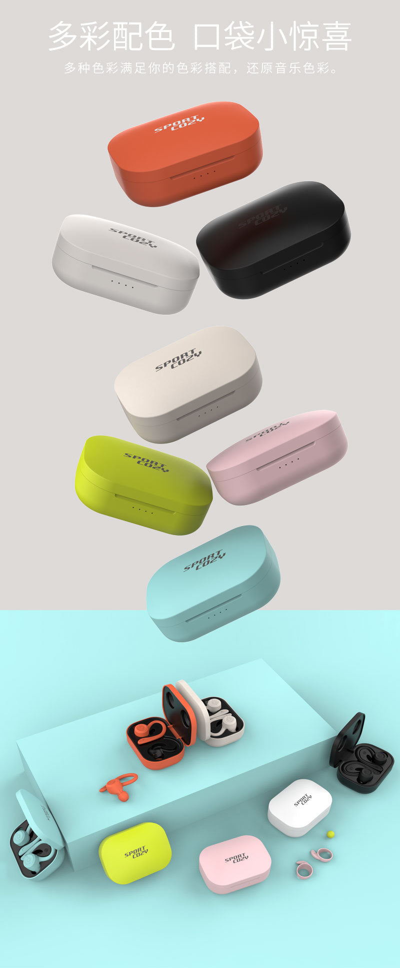 Hot-selling Wireless Bluetooth Earphones Long Battery Life High Sound Quality Over-ear Gaming Sports Headset