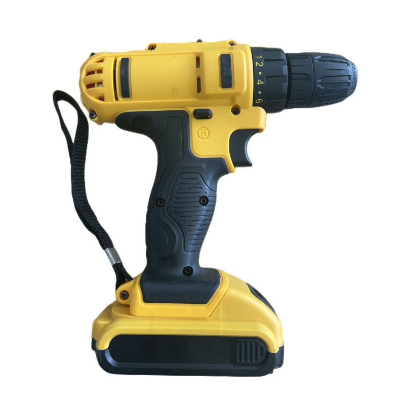 Wholesale Rechargeable Cordless Drill Lithium Battery Hand Drill Multifunctional Electric Screwdriver Pistol Drill Electric Screwdriver Factory Direct Sale
