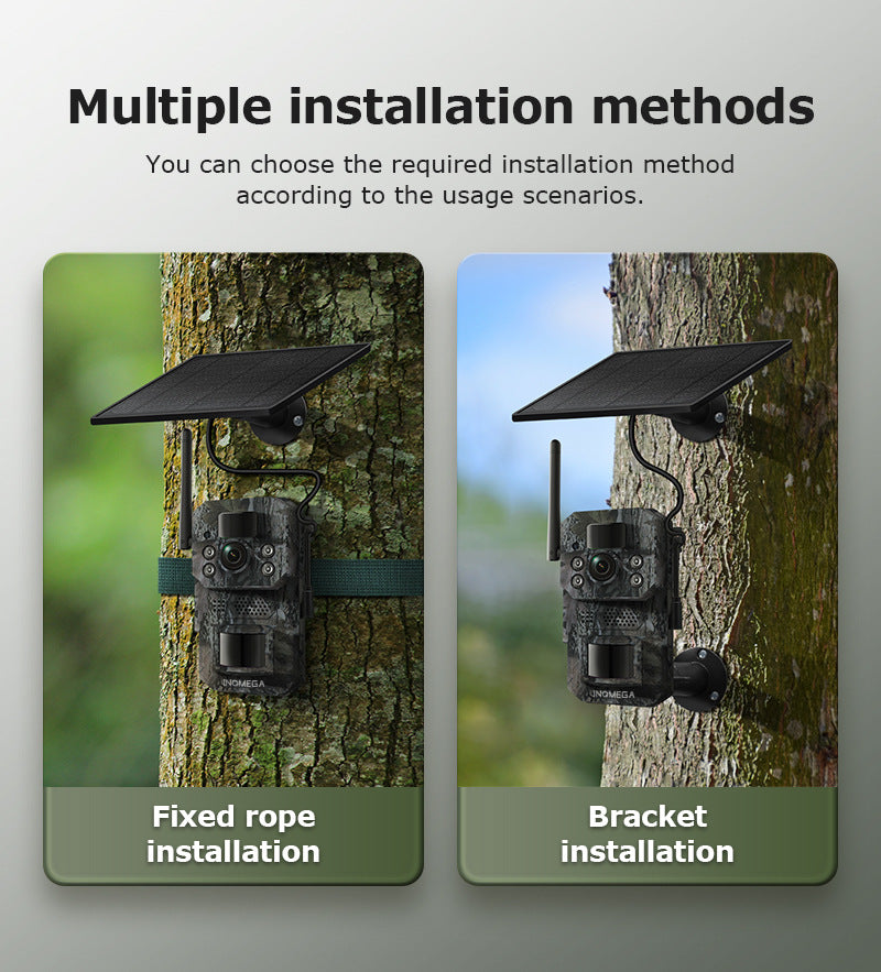 Private Model Outdoor Camouflage4G Solar-powered Camera GPS Positioning Hunting Camera Remote HD Camera