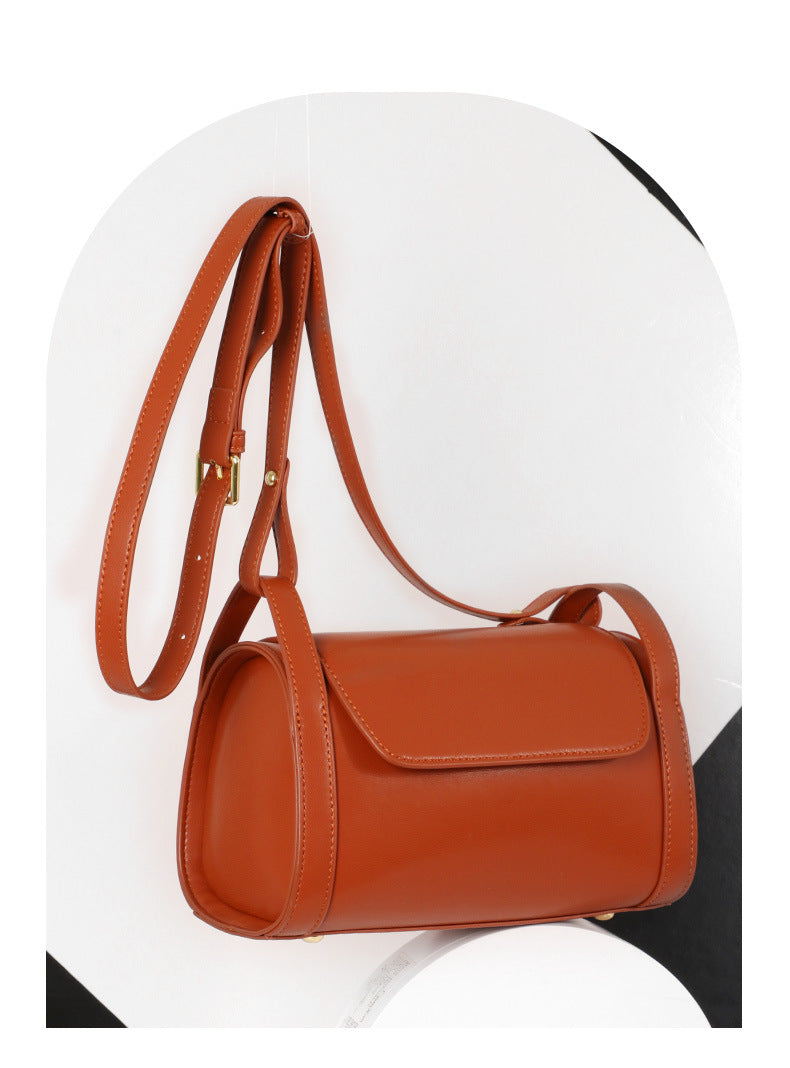 Trolis New Women's Bag2024Vintage Crossbody Bag Stylish Versatile Shoulder Bag Internet Celebrity Texture Small Square Bag