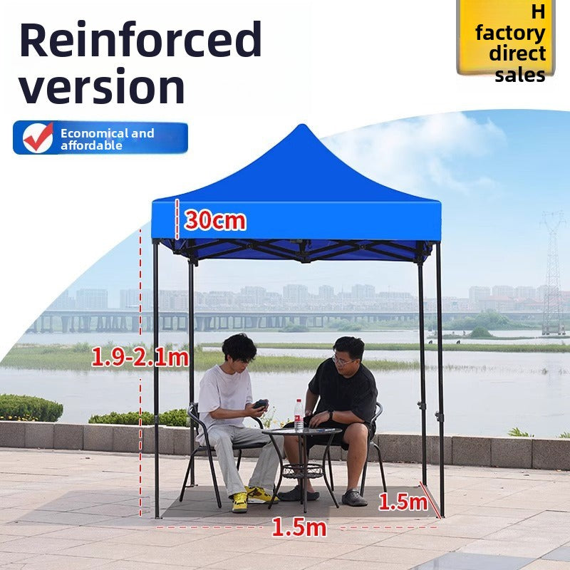 Four-Legged Rainproof Tent Four-Corner Sun Umbrella Outdoor Canopy Sunshade Stall Use Rain Cover Retractable Folding Tent