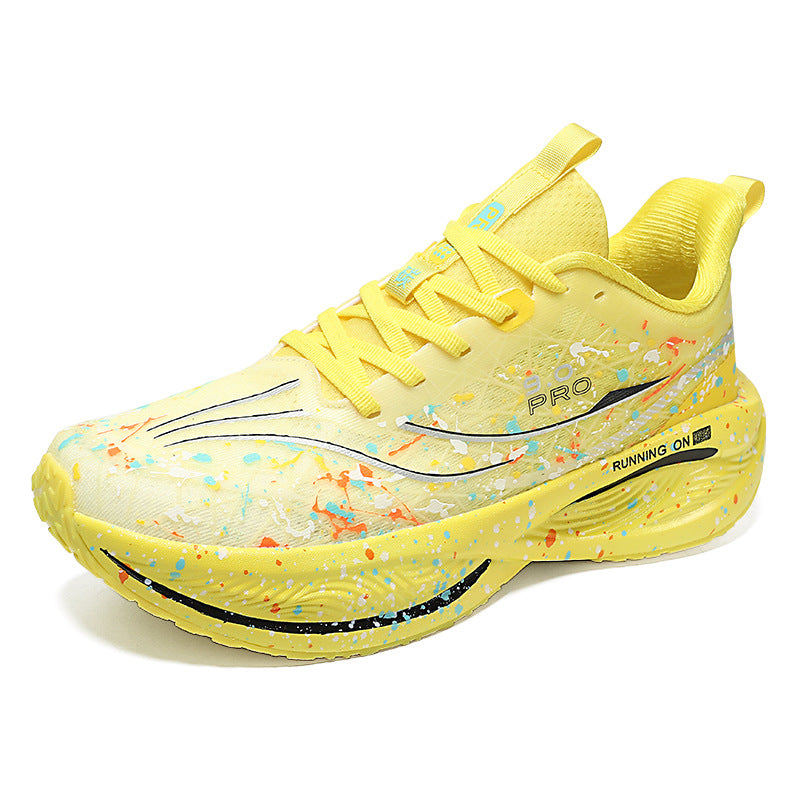 Red Rabbit9pro Luminous Carbon Plate High Elastic Cushioning Women Running Shoes Men Autumn Racing Training Non-Slip Cushioning Sneakers