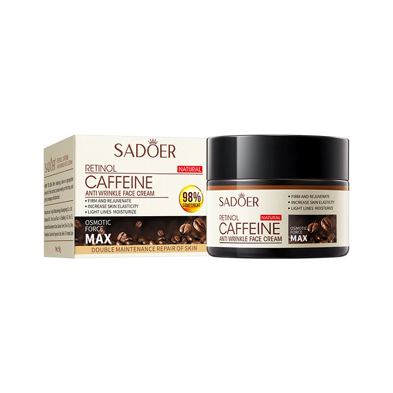 Retinol Caffeine Face Cream50g SADOER Hydrating Moisturizing Cream  Wholesale