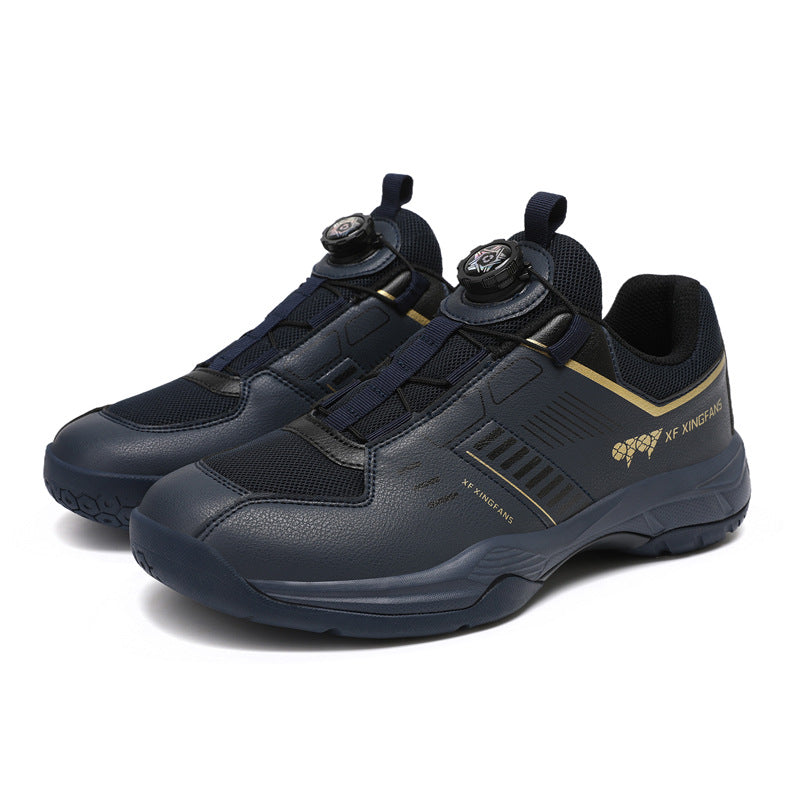 Large Size New Cushioning Anti-Slip Sneakers Breathable Table Tennis Shoes Low-Top Men's Professional Badminton Training Shoes