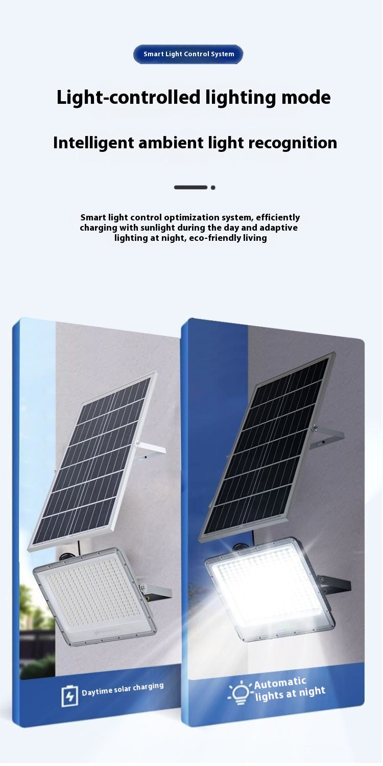 Solar Floodlight 100W 200W 300W 400W 500W Super Bright Waterproof Outdoor Garden Light