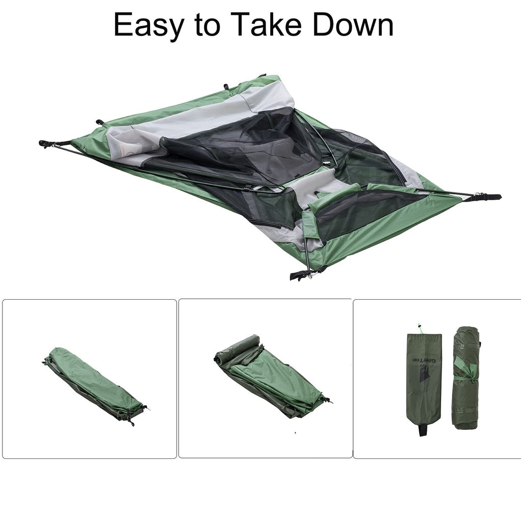 Single Person Hiking Tent Outdoor Field Equipment Camouflage Rainproof Pyramid Tent Winter Camping tent