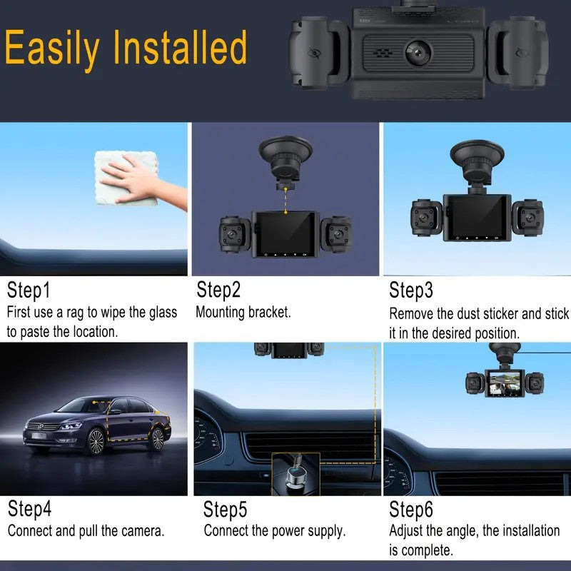 New S7Sanlu Dash Cam Private Model Car Camera Parking Monitoring HD Night Vision1080P