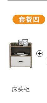 Factory Direct Supply Economical Rental Wardrobe Storage Simple Combination Two-Door Three-Door Panel Storage Apartment Wardrobe