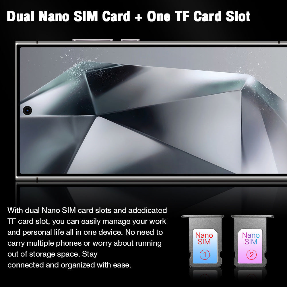 Popular S24Ultra Smartphone6.75Inch4G Android1:1Smartphone2+16G Delivery