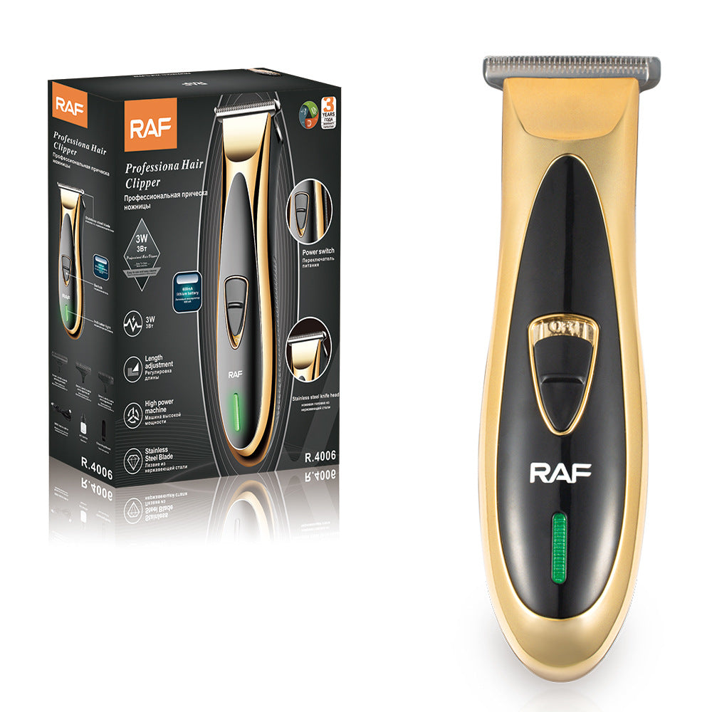 RAF European Standard Hair Salon Oil Head Hair Clipper Electric Hair Clipper Electric Clipper Electric Clipper Wholesale Export R4006