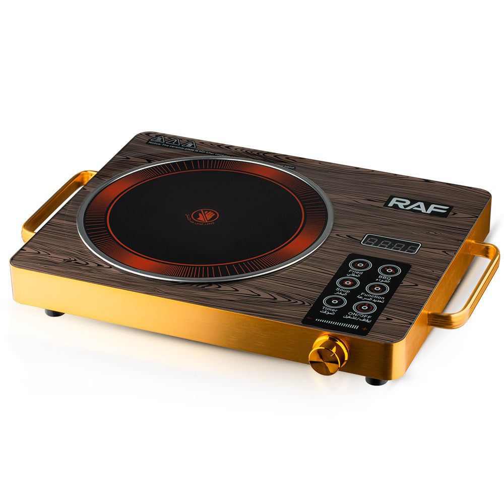 RAF European Standard Electric Ceramic Stove Household Multi-Functional High-Power Stir-Fry Hot Pot Light Wave Induction Cooker Countertop Electric Stove