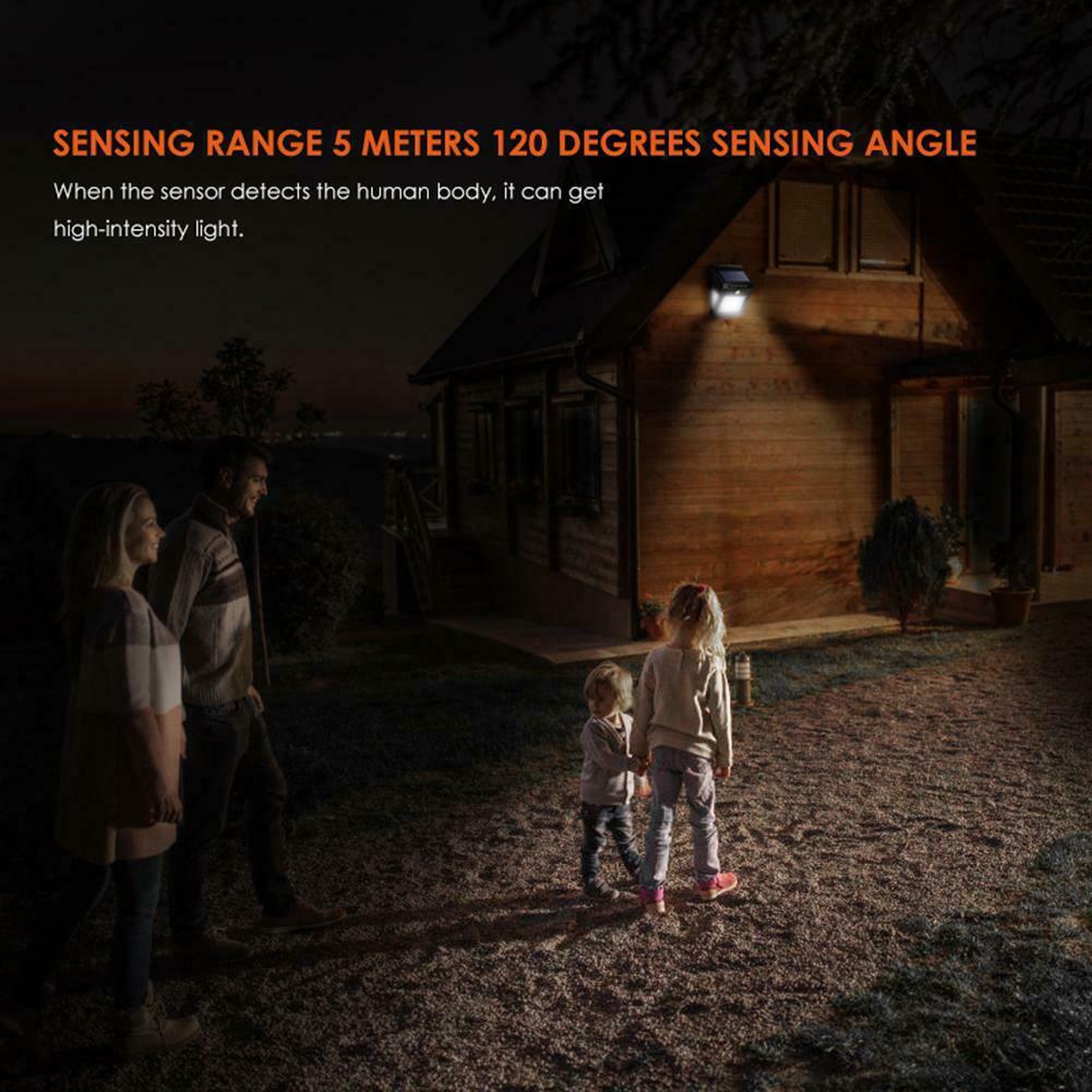 Solar Wall Light Outdoor Human Body Sensor Light Waterproof Garden Light20+5+5LED Corridor Light Emergency Light Street Light