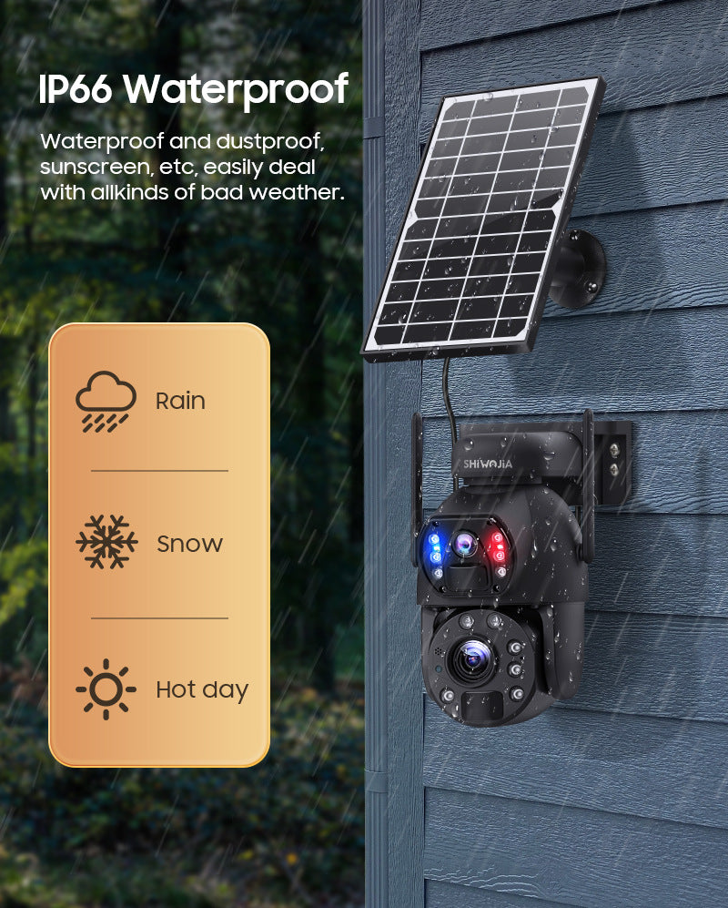 Factory Direct Sales Binoculars6MP Solar HD Outdoor Bullet Camera with Motion Detection202x Zoom Night Vision Camera