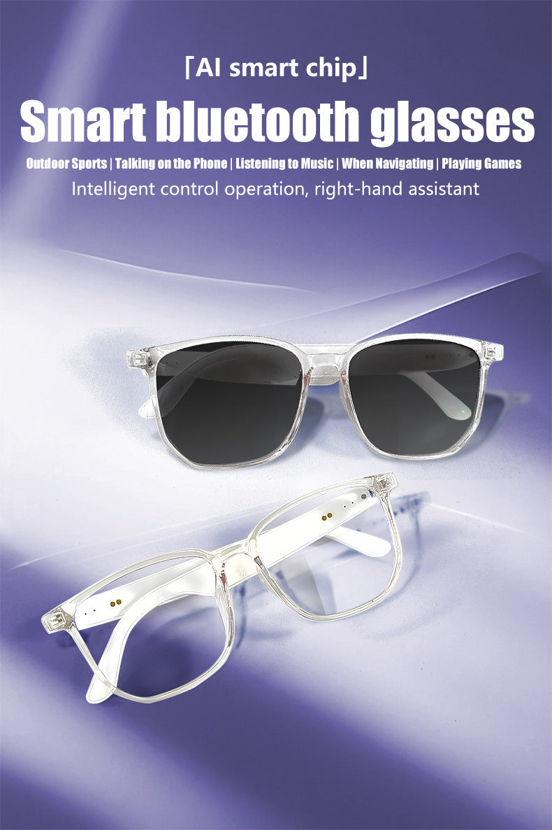 【AI Translation】Smart Translation Glasses Sunglasses Bluetooth Glasses Polarized UV Protection Blue Light Listening to Music Calling