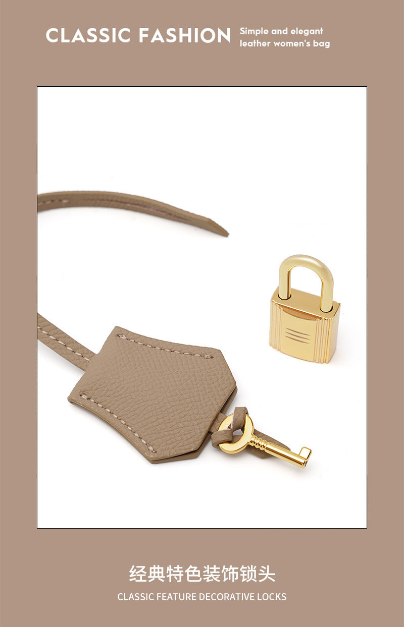 European and American Light Luxury Kelly Bag for Women, Niche Versatile Shoulder Fashion Women's Bag, Trendy Large Capacity Handbag and Crossbody Bag for Women