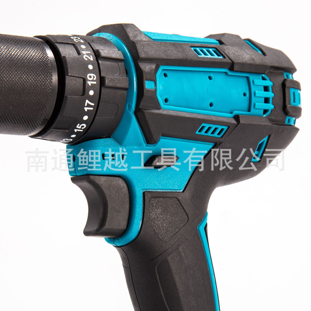 Multifunctional Lithium-Ion Impact Drill Rechargeable Hand Drill Lithium Electric Drill Household Pistol Drill Rechargeable