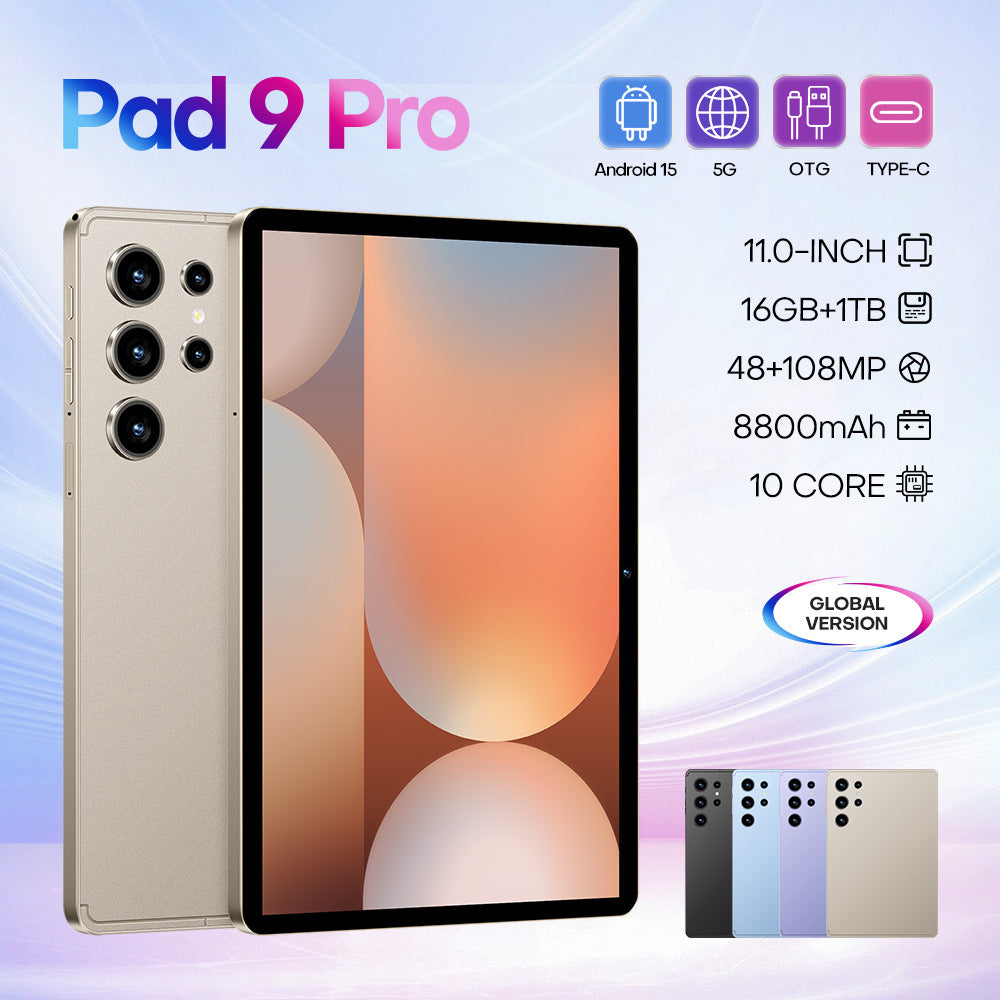 New products in stock Pad 9 Pro Tablet Pc10Inch16+1T Online Learning Game Tablet Factory Direct Sale