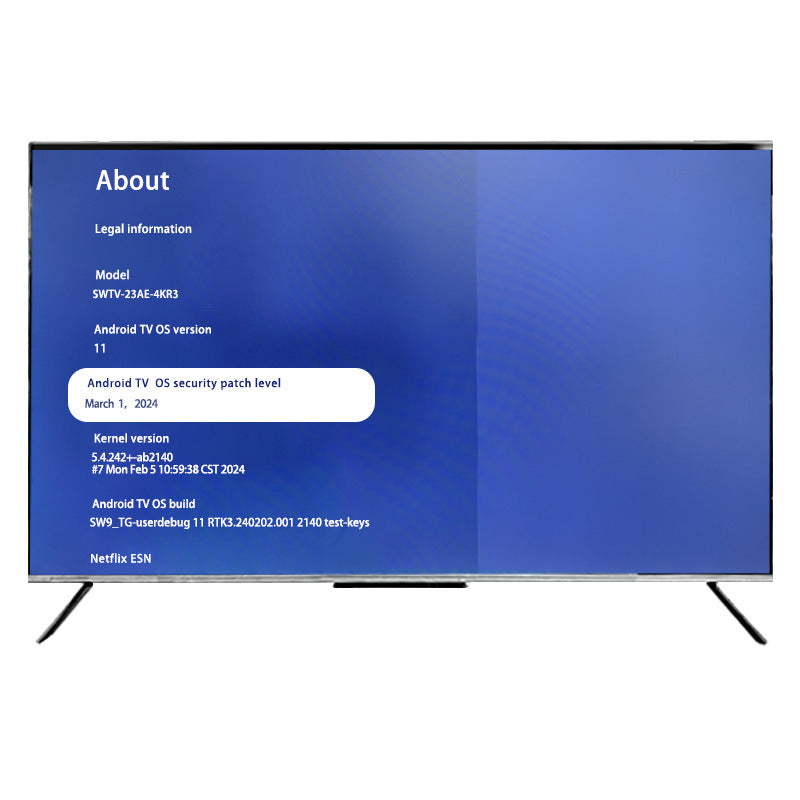 55inch foreign trade TV English international version QLED Screen Google Android4K UHD Kara OK Television