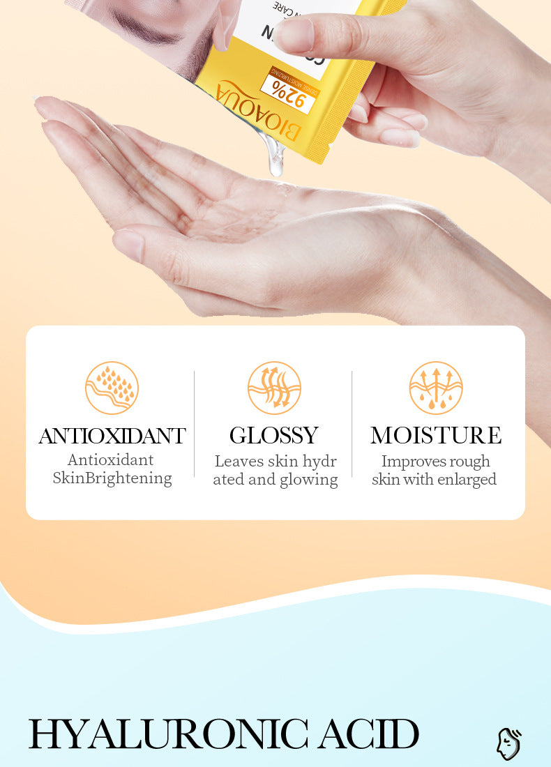 BIOAOUA Hyaluronic Acid Moisturizing Mask Moisturizing Brightening Hydrating Mask Skin Care Products Genuine Wholesale