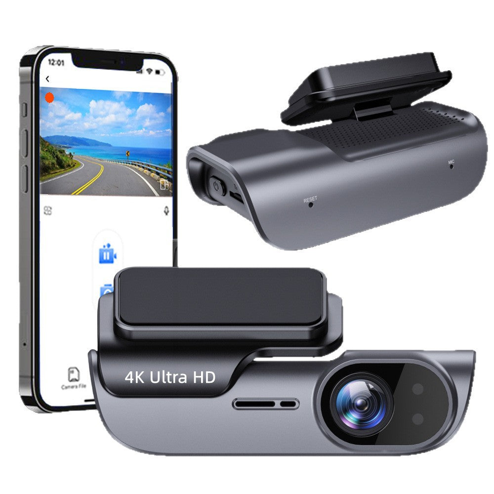 K05New4K Driving Recorder Mobile Phone Interconnection WIFI HD Night Vision Installation-Free Car Recorder