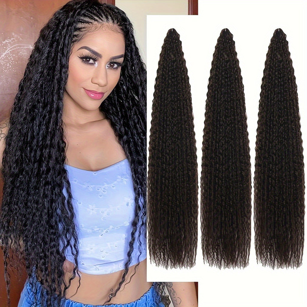 16/24Inch Cross-Border Synthetic Crochet Wig Brazilian Braids High-Temperature Fiber High-Temperature Fiber Braids
