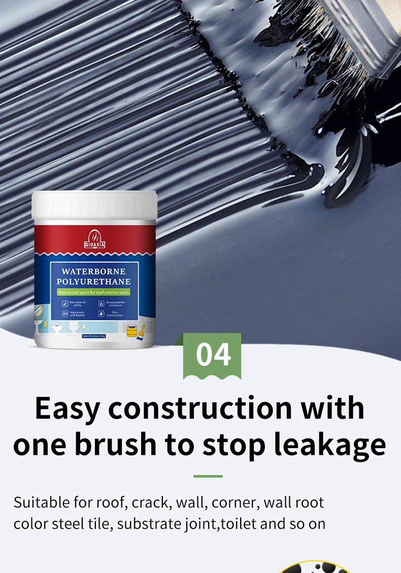 Multi-color Waterproof Leak Repair Glue Roof Waterproof Glue Coating House Leak Material Wholesale Water-based Polyurethane