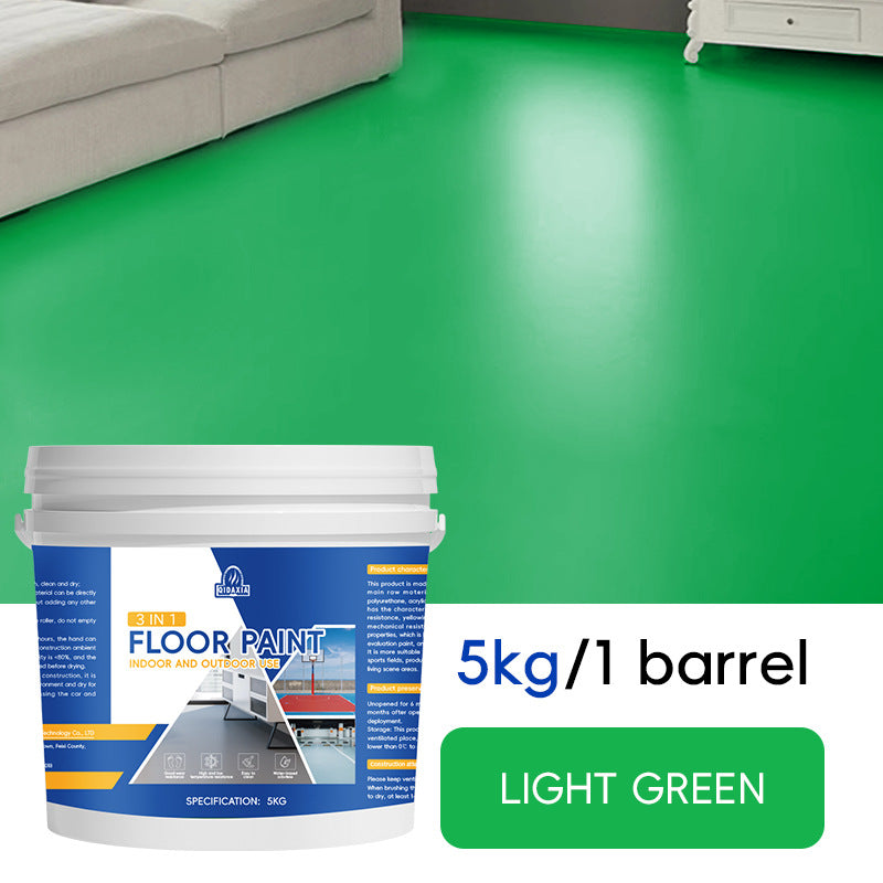 Home Floor Paint Three-in-One Epoxy Floor Paint Cement Floor Water-Based High Solid Wear-Resistant Resin Southeast Asia Environmental Protection