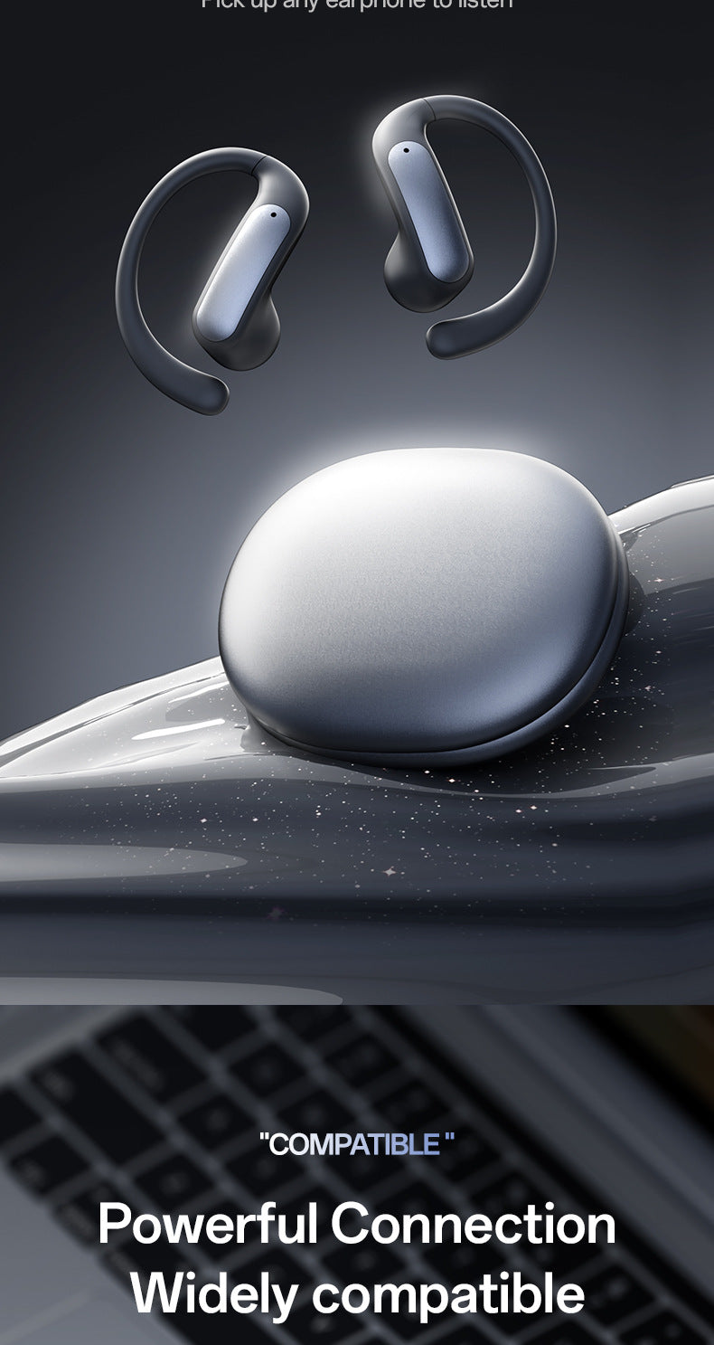 Popular M134Digital Display Ear-Hook Headphones Private Model High Appearance Long Battery Life Wireless Bluetooth Headphones