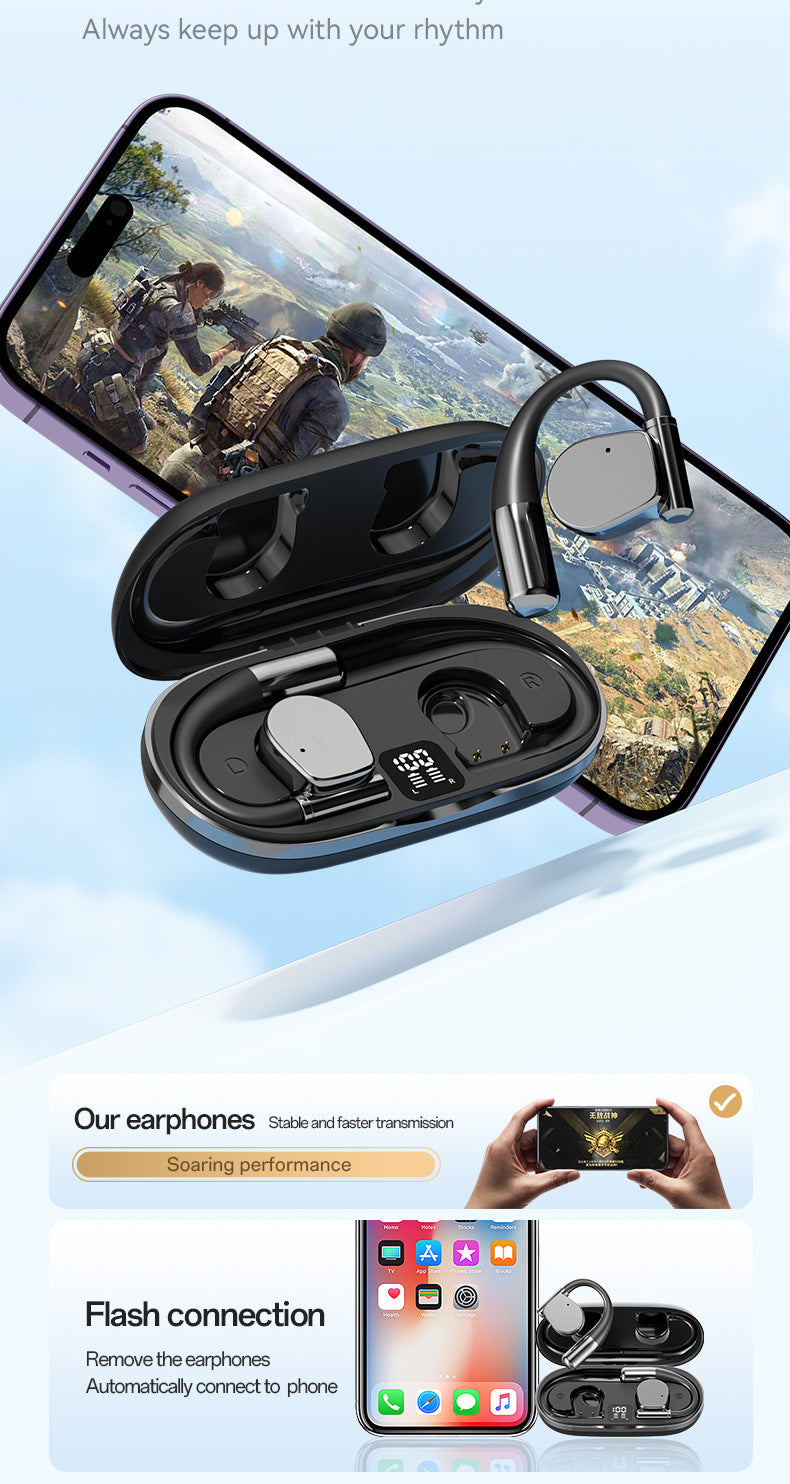 M111New Smart AI Bluetooth Earbuds OWS Ear-hook Style Ultra-long Battery Life Huaqiangbei Wholesale