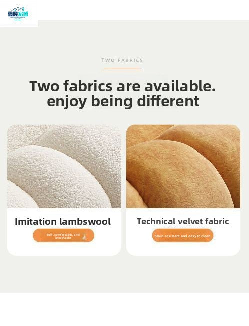 Lazy Sofa Pumpkin Chair Tatami Single Cream Style Reclining and Sleeping Small Apartment Small Bedroom Balcony Room