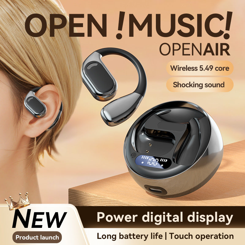 Chengruida M76Open Wireless Bluetooth Earphones Bone Conduction Ear-hook Running Sports Bluetooth Earphones