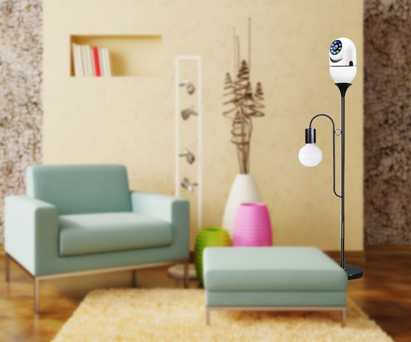 Factory Direct Sales Bulb Camera360Panoramic Home Smart Wireless Surveillance WiFi Light Bulb Camera Moving Head Light