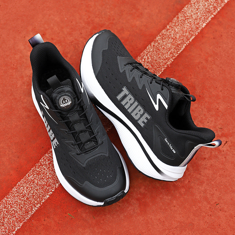 Full Palm Carbon Plate Running Shoes Mesh Ultra-Light Shock Absorption Men and Women Students Racing Jogging Sports Marathon Professional Running Shoes