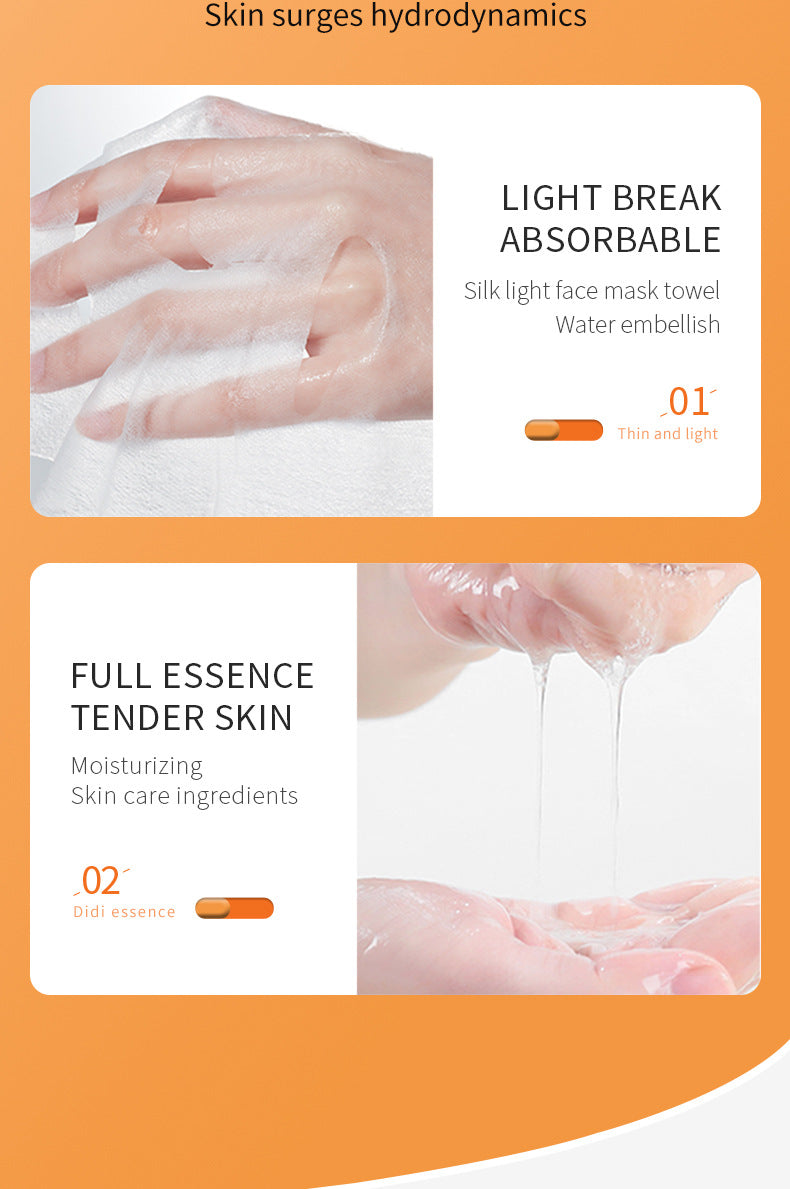 Turmeric Mask SADOER Hydrating and Moisturizing Facial Mask Sheets  Foreign Trade Live Wholesale