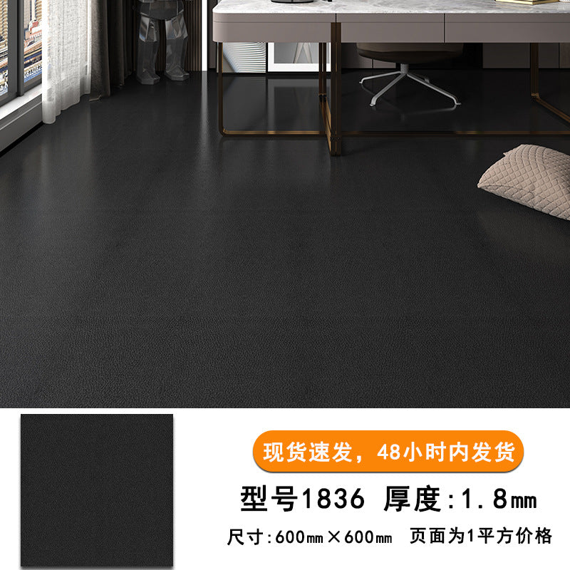 pvc Self-Adhesive Floor Stickers Imitation Tile Flooring Glue Commercial Wear-Resistant Thickened Waterproof Non-Slip Office Special Floor Vinyl