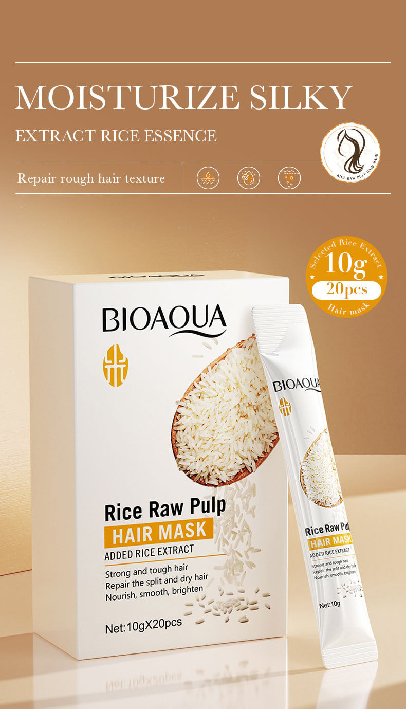 Rice Skincare Set BIOAOUA Rice Puree Series Six-Piece Set Box  Wholesale