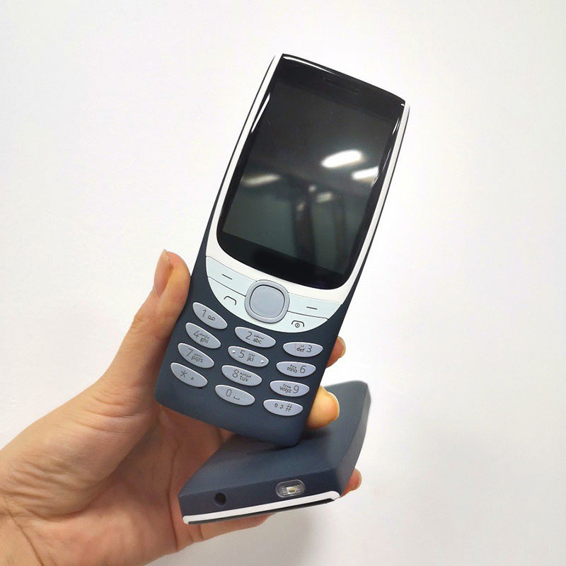 8210Elderly Phone with Ultra-Long Standby, Large Font, Loud Sound, and Big Screen for Elementary School Students4G Button Elderly Phone