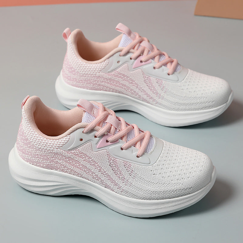 Plus Size Women's Shoes Mesh Breathable Sports Shoes Casual Shoes Lightweight Student Running Shoes Soft Sole Travel Shoes