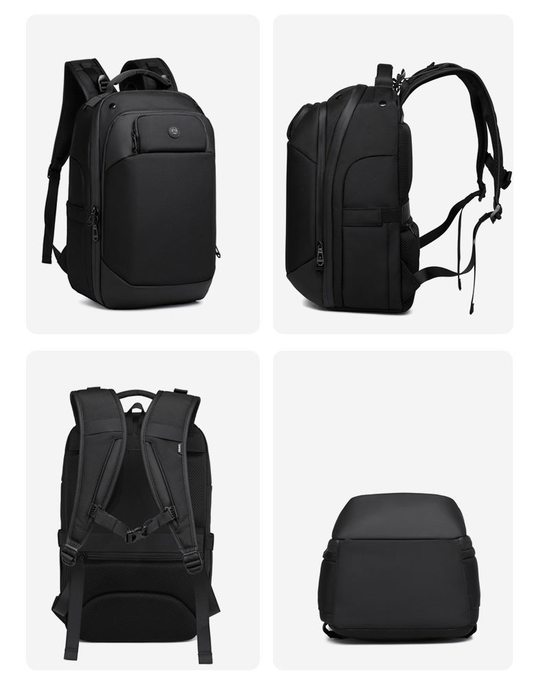 ozuko Business Backpack Men's Waterproof Computer School Bag High-looking commuter travel backpack for college students