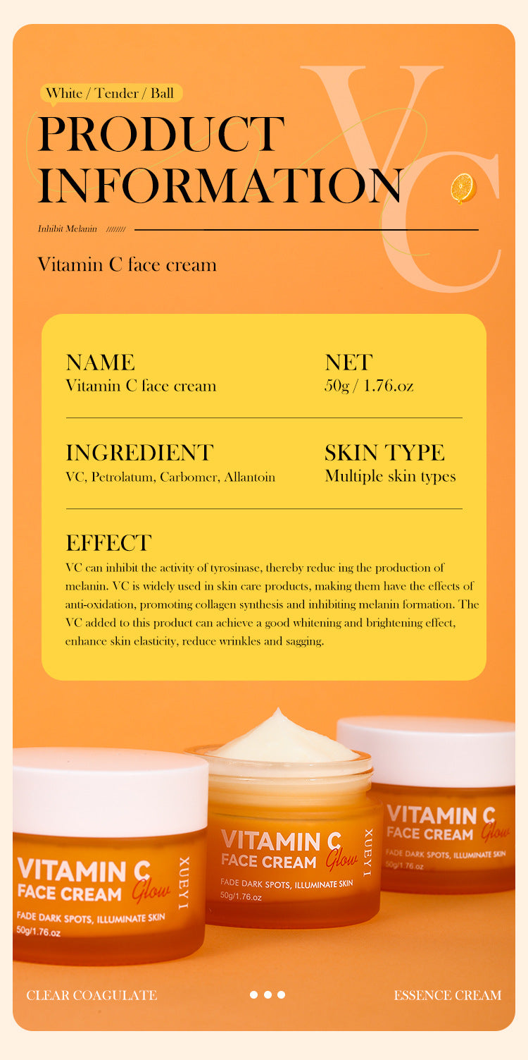 Dimension C Face Cream Moisturizing Repair Brightening Skin Tone Lazy Face Cream Lifting Firming Pore Minimizing VC Essence cream
