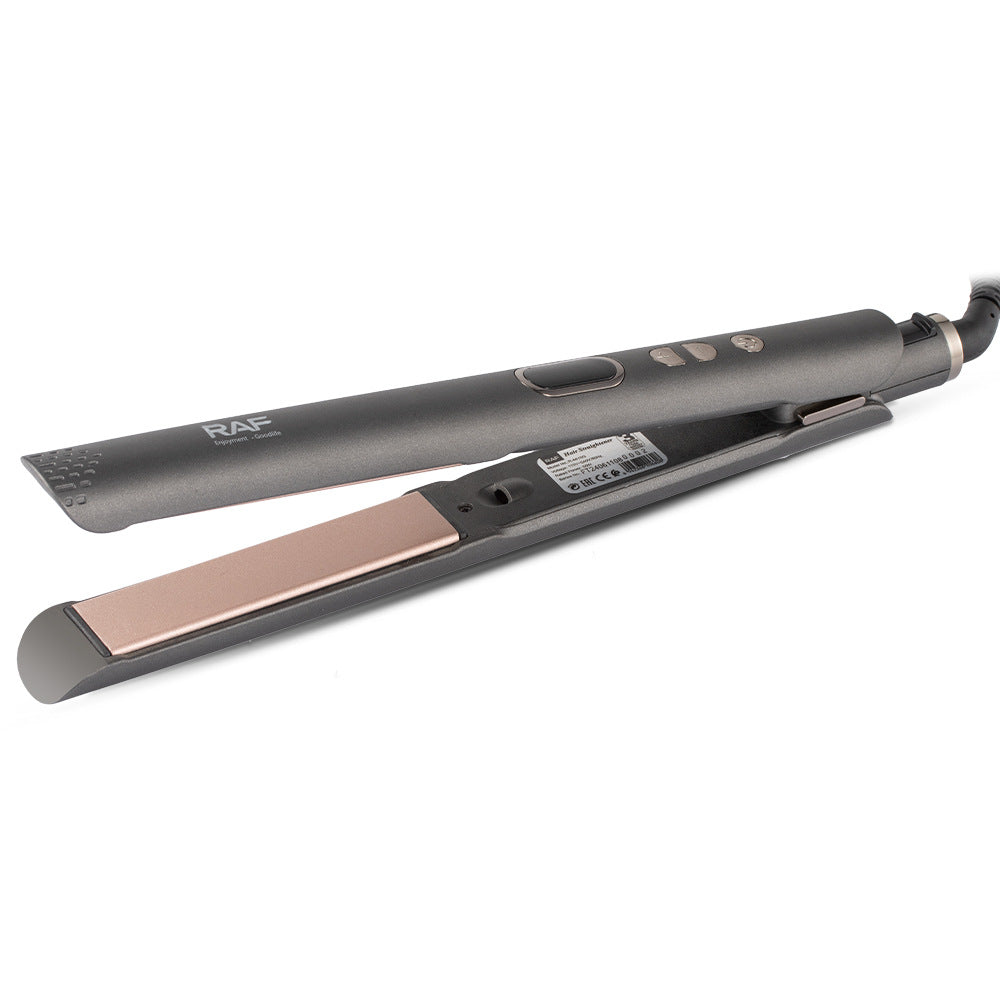 RAF EU Standard Hair Straightener Negative Ion Hair Straightener Root Straightening Iron Hair Straightening Curling Iron Home Use Volumizing