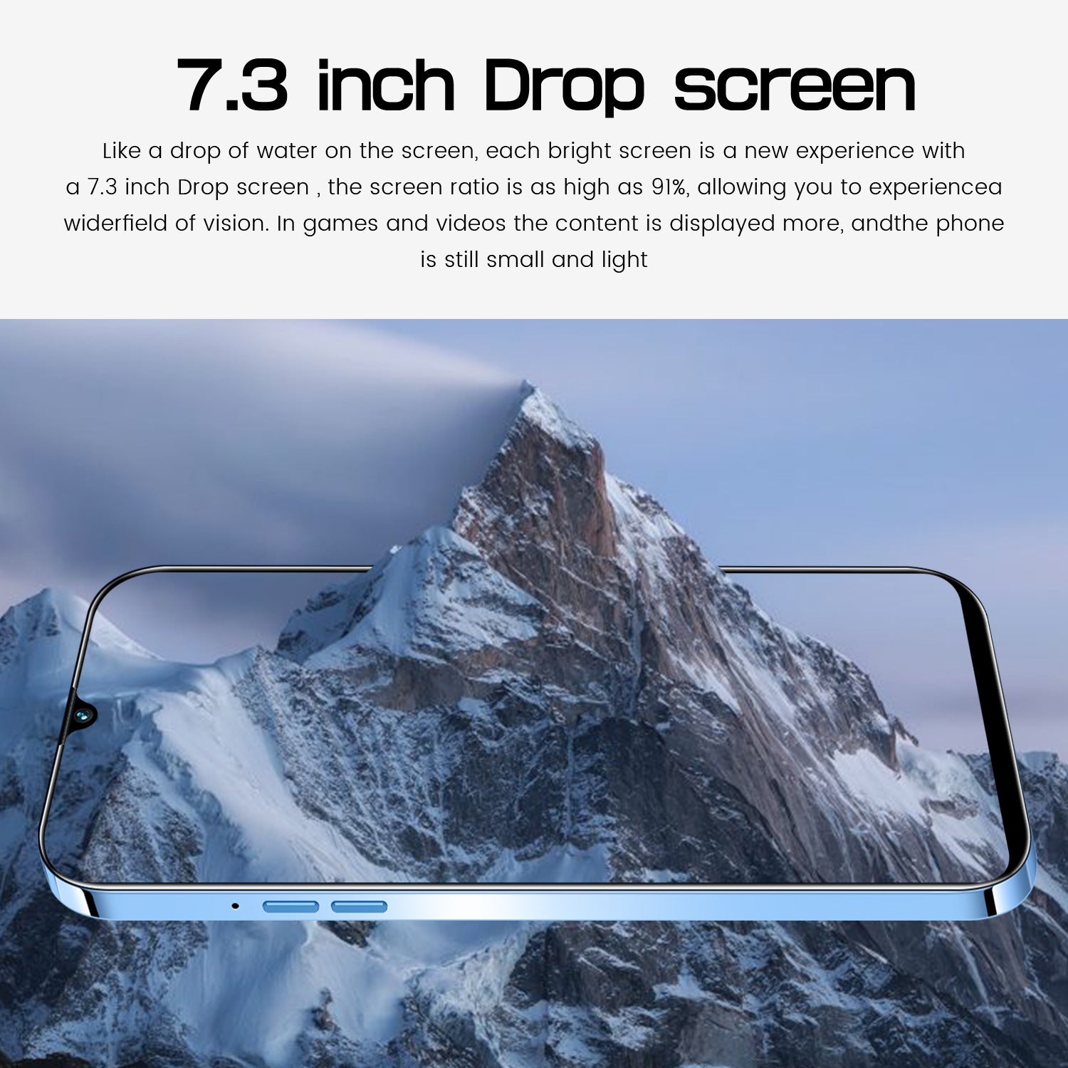 Reno9 Pro Mobile Phone7.3Inch high-definition large-screen Android smartphone factory price wholesale(Popular)