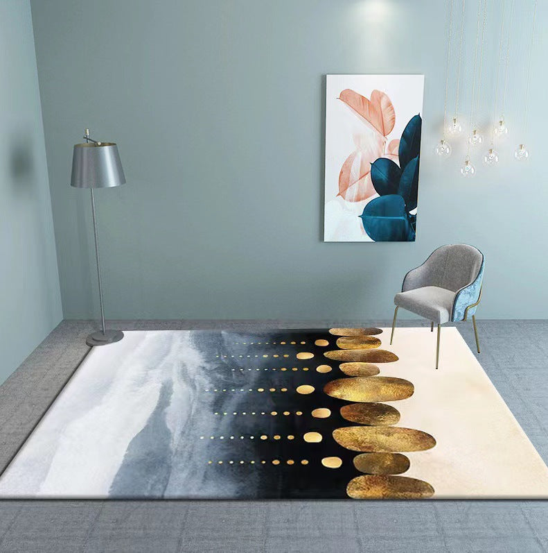 Simple Modern Minimalist Style Carpet Living Room Coffee Table Rug Bedroom Full Bedside Mat Rectangular Home Rug