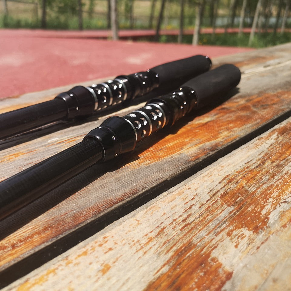 An ultra-short mini sea rod, telescopic lure rod that can be placed in a backpack