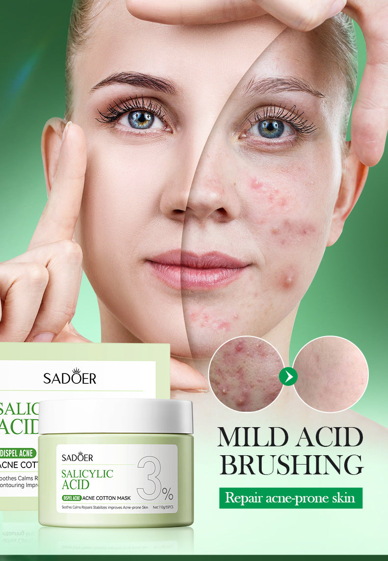 Salicylic Acid Skincare Series SADOER Anti-acne Amino Acid Moisturizing and Hydrating Skin Care Products  Foreign Trade Approval