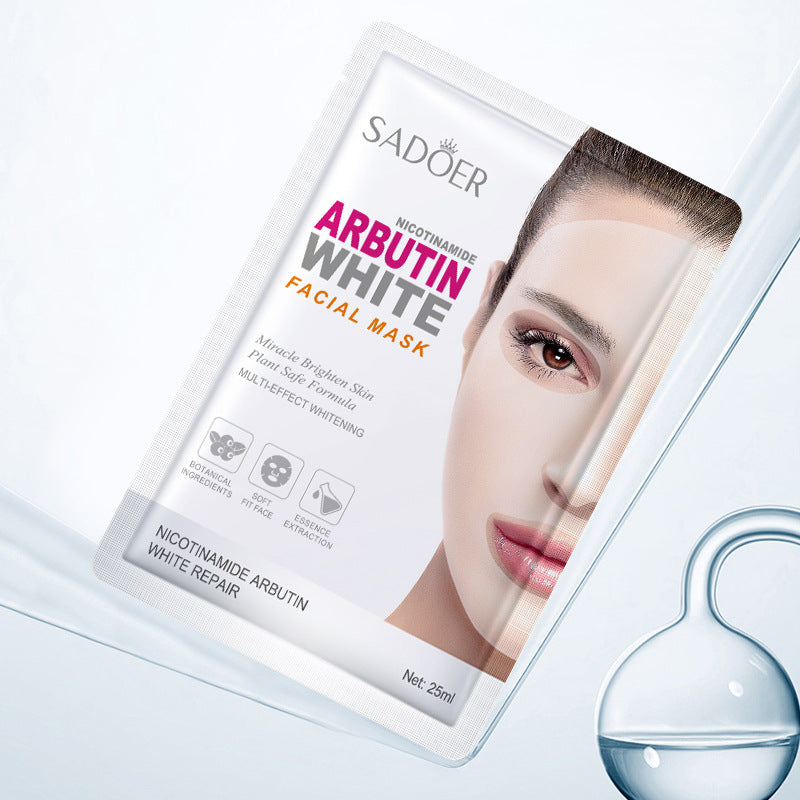 Whitening Face Mask25g SADOER Niacinamide Arbutin Hydrating Moisturizing Tablets  Wholesale