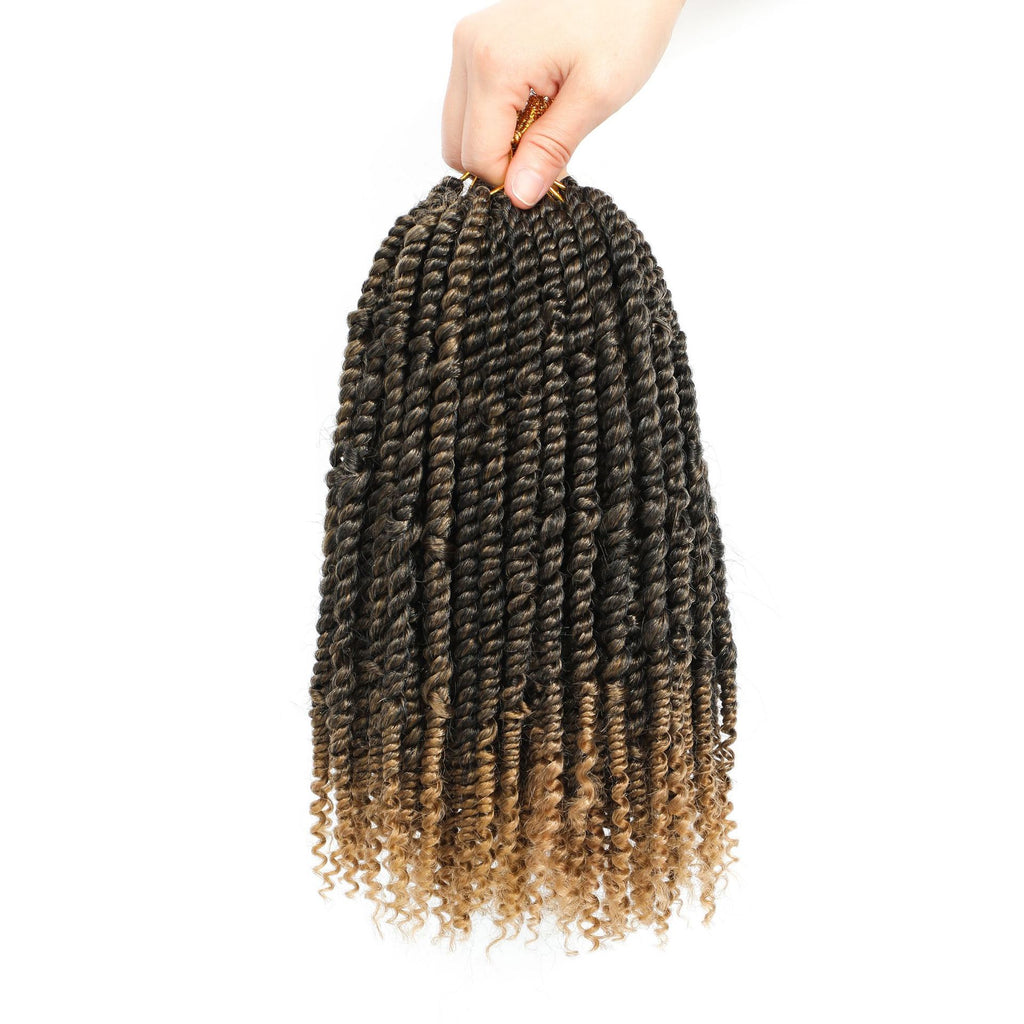 TEMU Cross-Border Foreign Trade Hot-Selling European and American Crochet Hair Synthetic Fiber Passion  Twist  Crochet  Hair