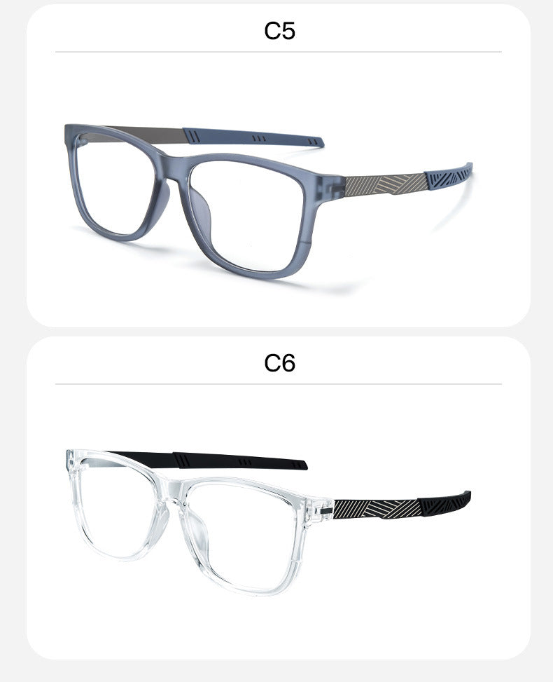 New Sports Glasses Frame TR Metal Frame Glasses Legs Frame Wholesale Export In Stock Cycling Glasses